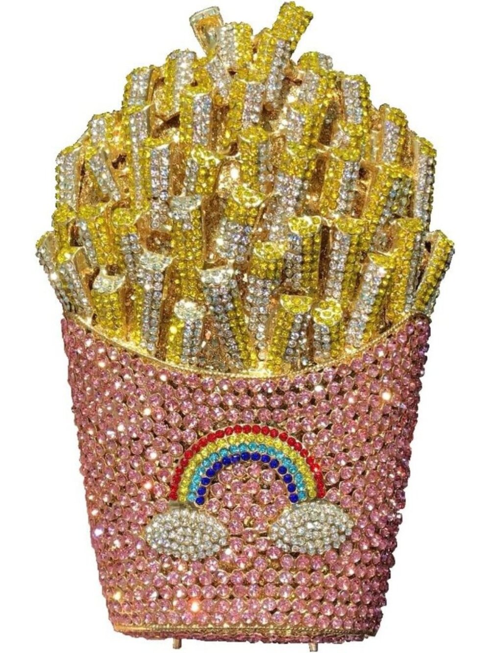 Sparkly Rhinestone Clutch Evening Bag for Women - Crystal Handbag for Wedding
